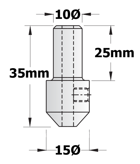 Drill Adaptor Dims