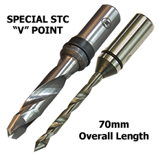 V Point Drill 70mm 