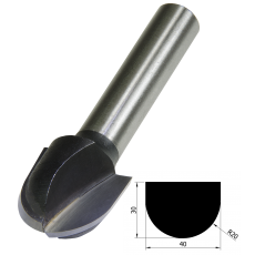 TCT 20MM RAD RADIUS X 1/2