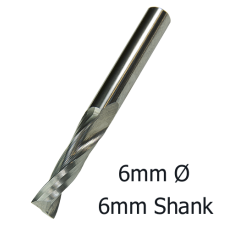 6mmØ Upcut Spiral x 20mm x 6mm- 2 Flute