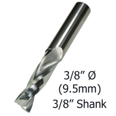 3/8 (9.5mm) Upcut Spiral x 32mm x 3/8- 2 Flute  