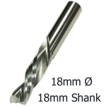 18mmØ Downcut Spiral x 55mm x 18mm- 2 Flute 