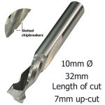 10mmØ COMPRESSION CB 2F x 32mm x 7mm up/cut x 10mm C 