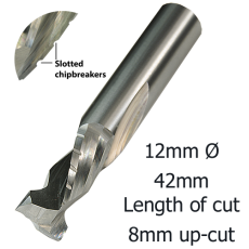 12mmØ COMPRESSION CB 2F x 42mm x 8mm up/cut x 12mm C    