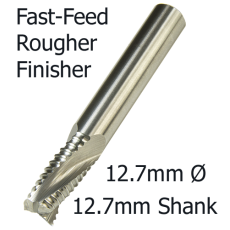 1/2 (12.7mm)Ø Upcut Fast Feed x 32mm x 1/2 - 3 Flute