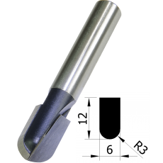 TCT 3MM RAD RADIUS X 1/4