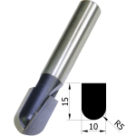 TCT 5MM RAD RADIUS X 1/4