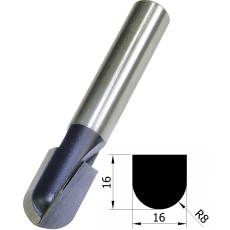 TCT 8MM RAD RADIUS X 1/4