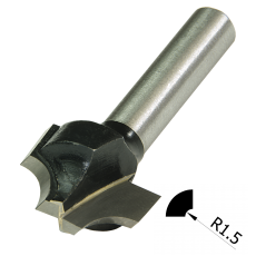 TCT  1.5MM RAD ROUND OVER  X 1/4 F   