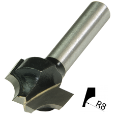 TCT  8MM RAD ROUND OVER  X 1/4 F   