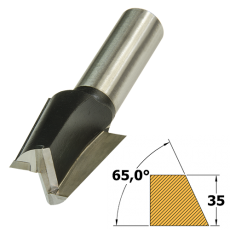 Chamfer TCT 25° x 45.3mm x 1/2 Shank F  
