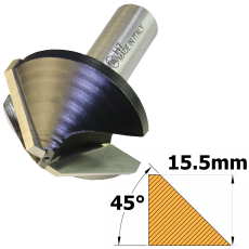 Chamfer TCT 45° x 41mm x 1/2 Shank F