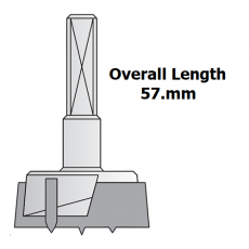 25mm dia Hinge Borer x 57.5 R 