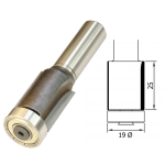 Trimmer 19mm Ø x 25mm x 1/2 Shank TCT BB F