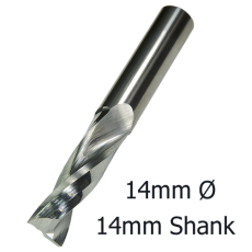 14mmØ Upcut Spiral x 52mm x 14mm- 2 Flute