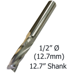 1/2 (12.7mm)Ø Upcut Spiral x 42mm x 1/2- 3 Flute  