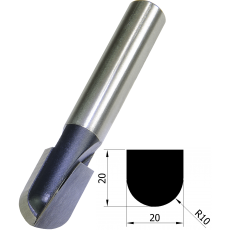 TCT 10MM RAD RADIUS X 1/4